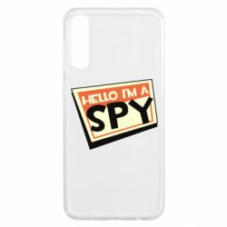 Чехол для Samsung A50 Hello i'm a spy - PrintSalon