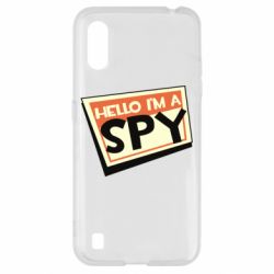 Чехол для Samsung A01/M01 Hello i'm a spy - PrintSalon