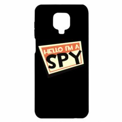 Чехол для Xiaomi Redmi Note 9S/9Pro/9Pro Max Hello i'm a spy - PrintSalon