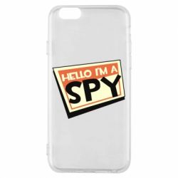 Чехол для iPhone 6/6S Hello i'm a spy - PrintSalon