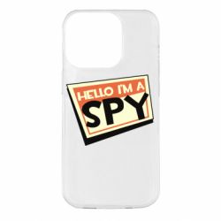 Чехол для iPhone 14 Pro Hello i'm a spy - PrintSalon