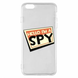 Чехол для iPhone 6 Plus/6S Plus Hello i'm a spy - PrintSalon