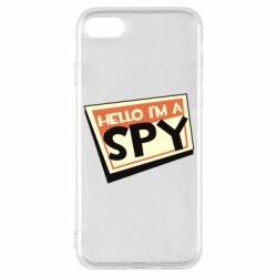 Чехол для iPhone 8 Hello i'm a spy - PrintSalon