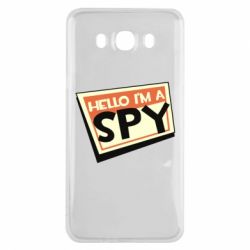 Чехол для Samsung J7 2016 Hello i'm a spy - PrintSalon