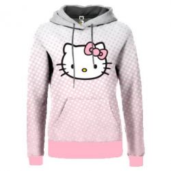Жіноче 3D худі Hello Kitty