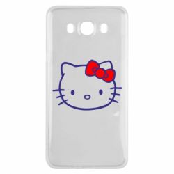 Чехол для Samsung J7 2016 Hello Kitty logo - PrintSalon