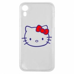 Чехол для iPhone XR Hello Kitty logo - PrintSalon
