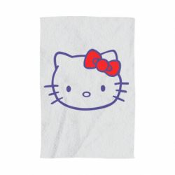 Полотенце с принтом Hello Kitty logo - PrintSalon