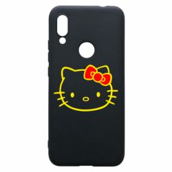 Чехол для Xiaomi Redmi 7 Hello Kitty logo