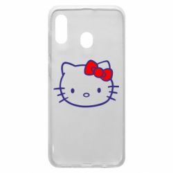 Чехол для Samsung A20 Hello Kitty logo - PrintSalon