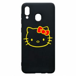 Чехол для Samsung A30 Hello Kitty logo - PrintSalon