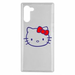 Чехол для Samsung Note 10 Hello Kitty logo - PrintSalon
