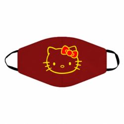 Маска многоразовая Hello Kitty logo - PrintSalon