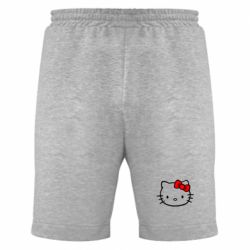 Мужские шорты Hello Kitty logo - PrintSalon