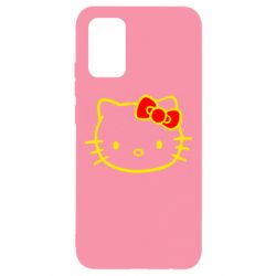 Чехол для Samsung A02s/M02s Hello Kitty logo