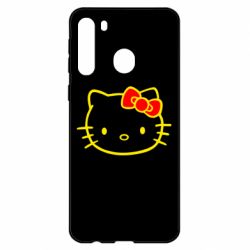 Чехол для Samsung A21 Hello Kitty logo - PrintSalon