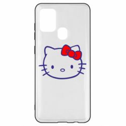 Чехол для Samsung A21s Hello Kitty logo - PrintSalon