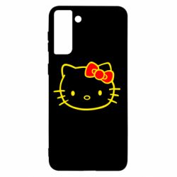 Чехол для Samsung S21+ Hello Kitty logo - PrintSalon