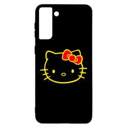 Чехол для Samsung S21 Ultra Hello Kitty logo - PrintSalon