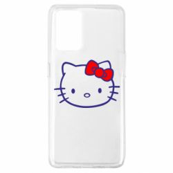 Чехол для Oppo A74 4G Hello Kitty logo - PrintSalon