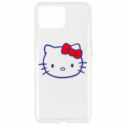 Чехол для Oppo Reno 4 Lite Hello Kitty logo - PrintSalon