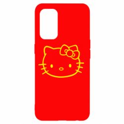 Чехол для Oppo Reno 5 4G Hello Kitty logo - PrintSalon