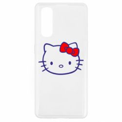 Чехол для Oppo Find X2 Hello Kitty logo - PrintSalon