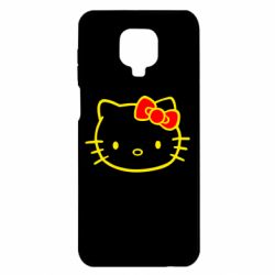 Чехол для Xiaomi Redmi Note 9S/9Pro/9Pro Max Hello Kitty logo - PrintSalon