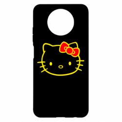 Чехол для Xiaomi Redmi Note 9 5G/Redmi Note 9T Hello Kitty logo - PrintSalon
