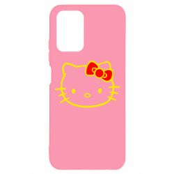 Чехол для Xiaomi Redmi Note 10 Hello Kitty logo - PrintSalon