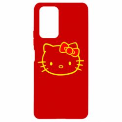 Чехол для Xiaomi Redmi Note 10 Pro Hello Kitty logo - PrintSalon
