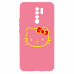 Чехол для Xiaomi Redmi 9 Hello Kitty logo - PrintSalon