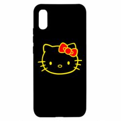 Чехол для Xiaomi Redmi 9a Hello Kitty logo - PrintSalon