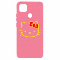 Чехол для Xiaomi Redmi 9c Hello Kitty logo - PrintSalon