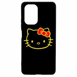 Чехол для Xiaomi Poco F3/K40 Hello Kitty logo - PrintSalon