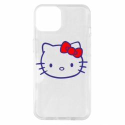 Чехол для iPhone 14 Hello Kitty logo - PrintSalon