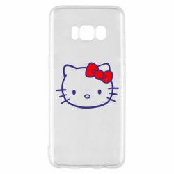 Чехол для Samsung S8 Hello Kitty logo - PrintSalon