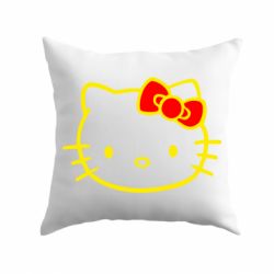 Подушка Hello Kitty logo - PrintSalon