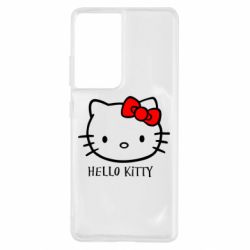 Чехол для Samsung S21 Ultra Hello Kitty - PrintSalon