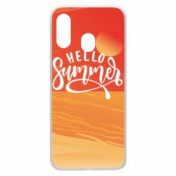 Чехол для Samsung A40 Hello summer and the beach - PrintSalon
