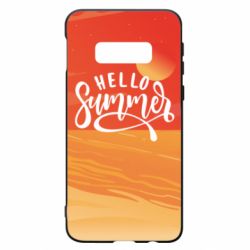 Чехол для Samsung S10e Hello summer and the beach - PrintSalon