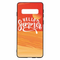 Чехол для Samsung S10 Hello summer and the beach - PrintSalon