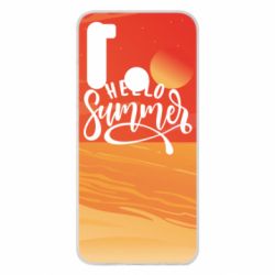 Чехол для Xiaomi Redmi Note 8 Hello summer and the beach - PrintSalon