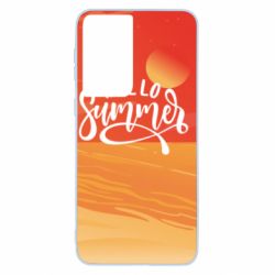 Чехол для Samsung S21 Hello summer and the beach