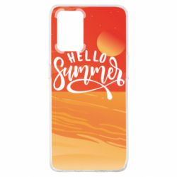 Чехол для Oppo A74 4G Hello summer and the beach - PrintSalon