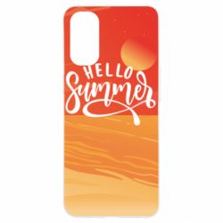 Чехол для Oppo Reno 4 Hello summer and the beach - PrintSalon