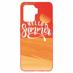 Чехол для Oppo Reno 5 Lite Hello summer and the beach - PrintSalon