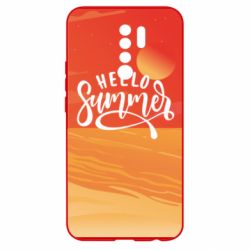 Чехол для Xiaomi Redmi 9 Hello summer and the beach - PrintSalon