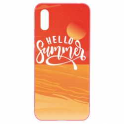 Чехол для Xiaomi Redmi 9a Hello summer and the beach