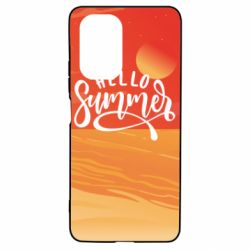Чехол для Xiaomi Poco F3/K40 Hello summer and the beach - PrintSalon